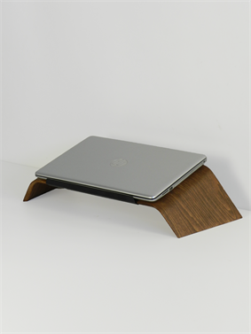 Doğal Ağaç Laptop Masa Standı ve Yükseltici Notebook Tutucu 
