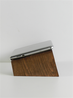 Doğal Ağaç Laptop Masa Standı ve Yükseltici Notebook Tutucu 